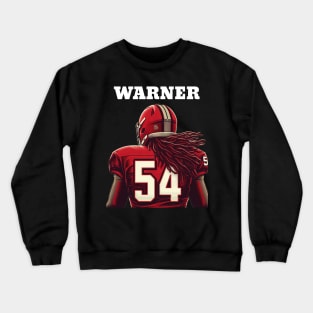 Fred Warner 49ers San Francisco illustration Football Team Crewneck Sweatshirt